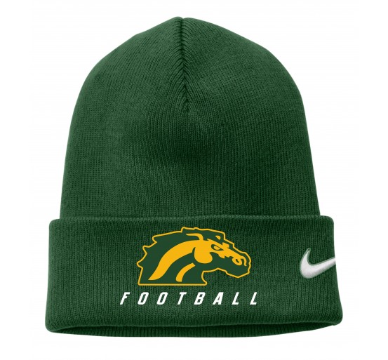 Montville Broncos Football Embroidered Nike Beanie